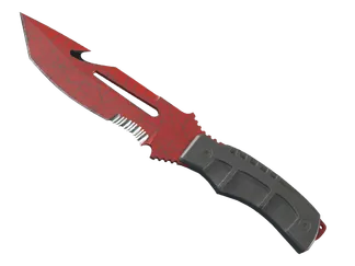 ★ Survival Knife | Crimson Web (Well-Worn)