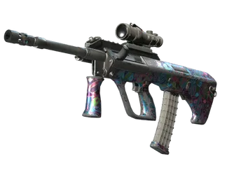 StatTrak™ AUG | Death by Puppy (Well-Worn)
