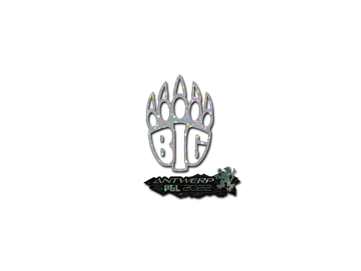 Sticker | BIG (Glitter) | Antwerp 2022