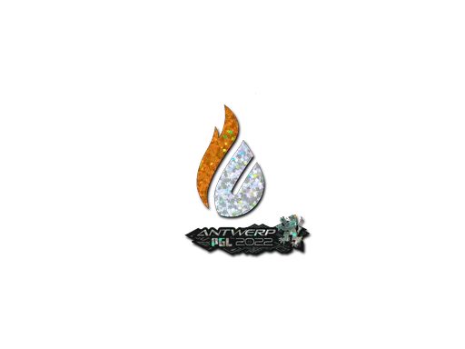 Sticker | Copenhagen Flames (Glitter) | Antwerp 2022