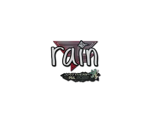 Sticker | rain | Antwerp 2022