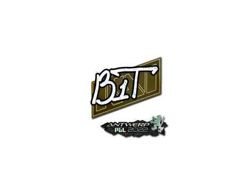 Sticker | b1t (Glitter) | Antwerp 2022