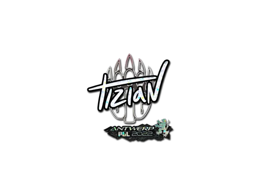Sticker | tiziaN (Glitter) | Antwerp 2022