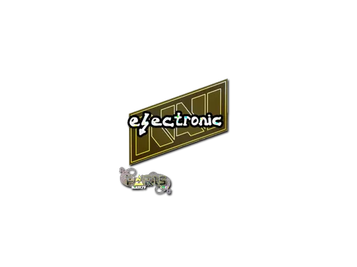 Sticker | electronic (Glitter) | Paris 2023