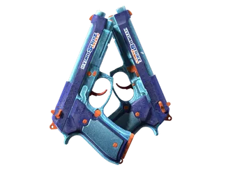 Dual Berettas | Hydro Strike (Minimal Wear)